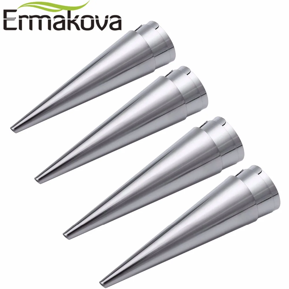ERMAKOVA Set of 12 Small Size Pastry Cream Horn Mould Stainless Steel