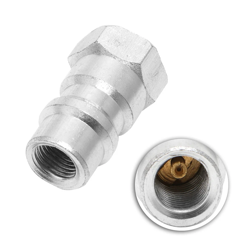 

R12 R22 R502 Screw to R134A Fast Conversion Adapter Valve 1/4'' to 8v1 Thread