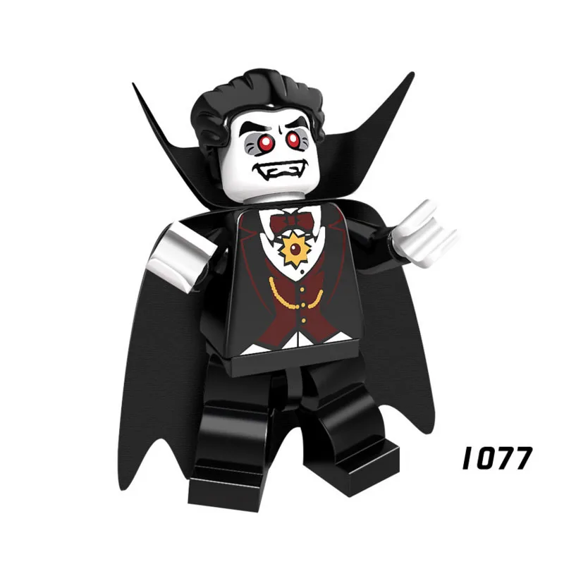 

Single Sale Super Heroes Star Wars 1077 Dracula Model Mini Building Blocks Figure Bricks Toy kids gift Compatible Legoed Ninjaed