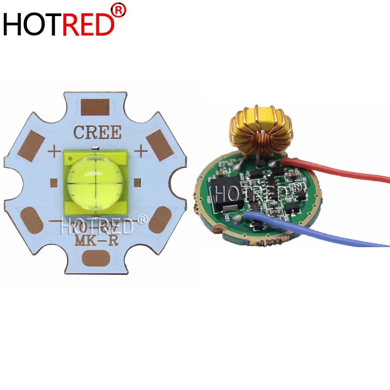 Новый 1 комплект 6 в ETI 7070 20 Вт светодиодный ОД с излучателем диода вместо MKR MCE XHP50