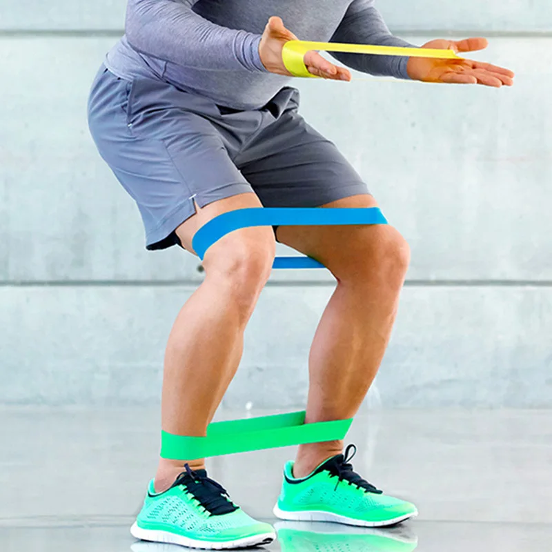 Эластичные резинки для упражнений латексные Эспандеры для тренажерного зала тренировочные петли полосы тренировки физическая фитнес-терапия