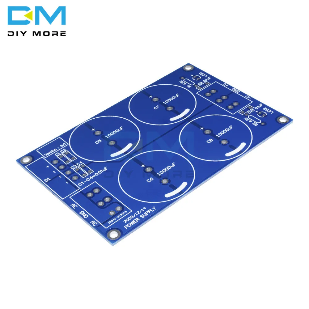 

4*10000uF four 10000uF 50V Rectifier Filter Power Supply Board For LM3886TF TDA7293 PCB Module LM3886 Amplifier