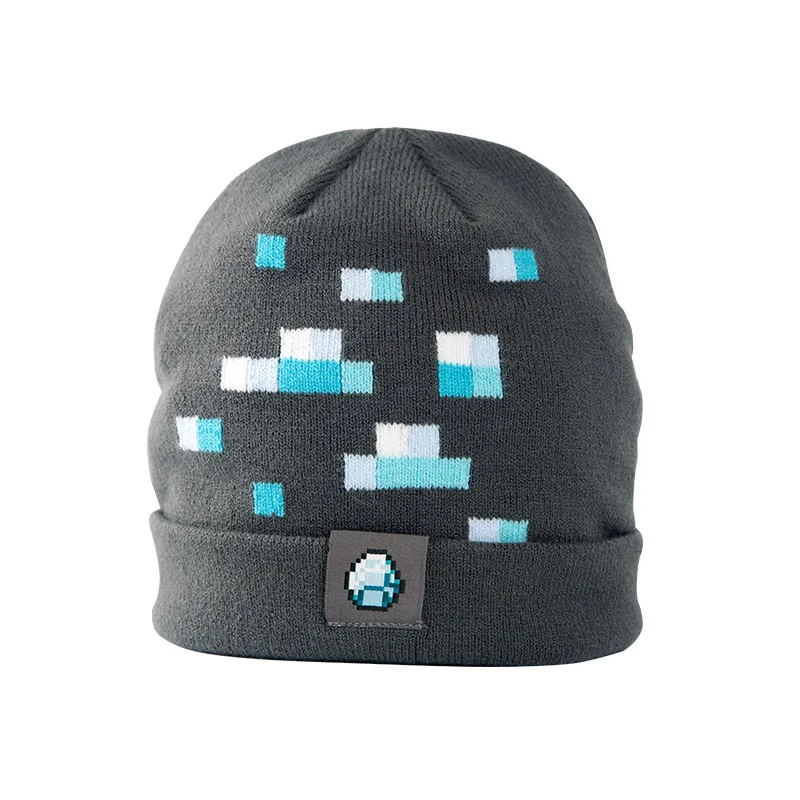 3-12 Tahun Minecraft Topi Musim Dingin 