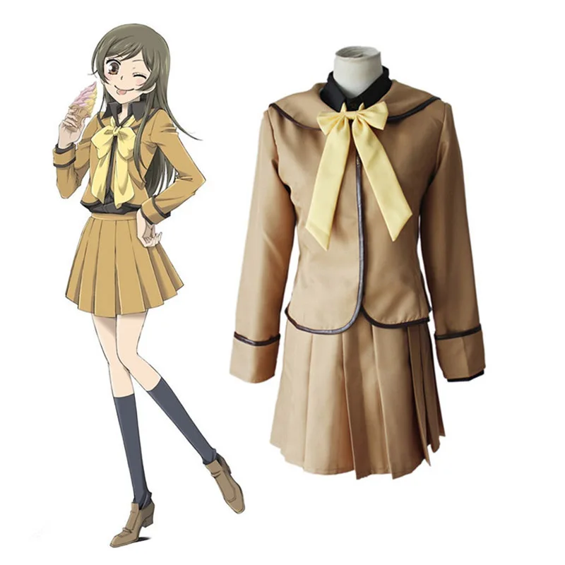 Костюм для косплея аниме Kamisama Love костюм Kiss Hajimemashita Momozono Nanami школьная форма наряд