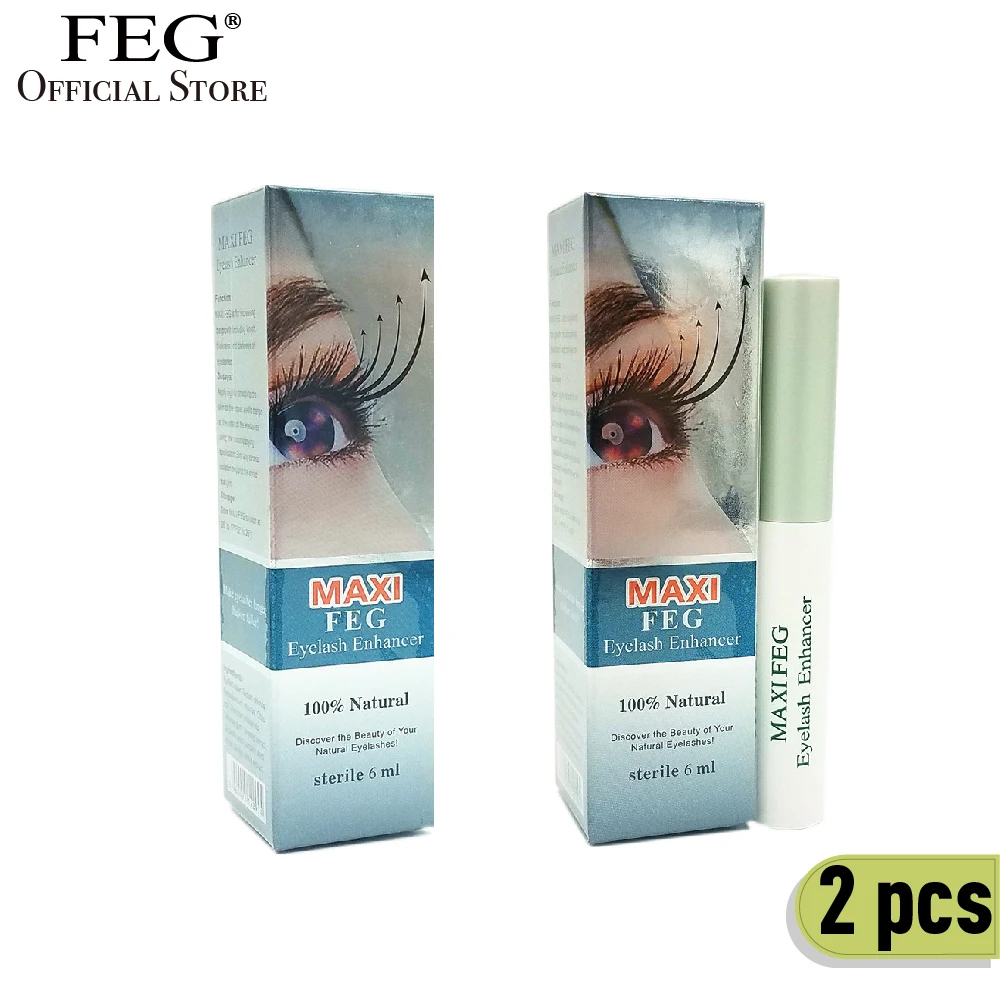 

2pcs MAXI FEG 6ml FEG Eyelash Enhancer Russian Eyelash Growth Treatment Original FEG Liquid 2pcs