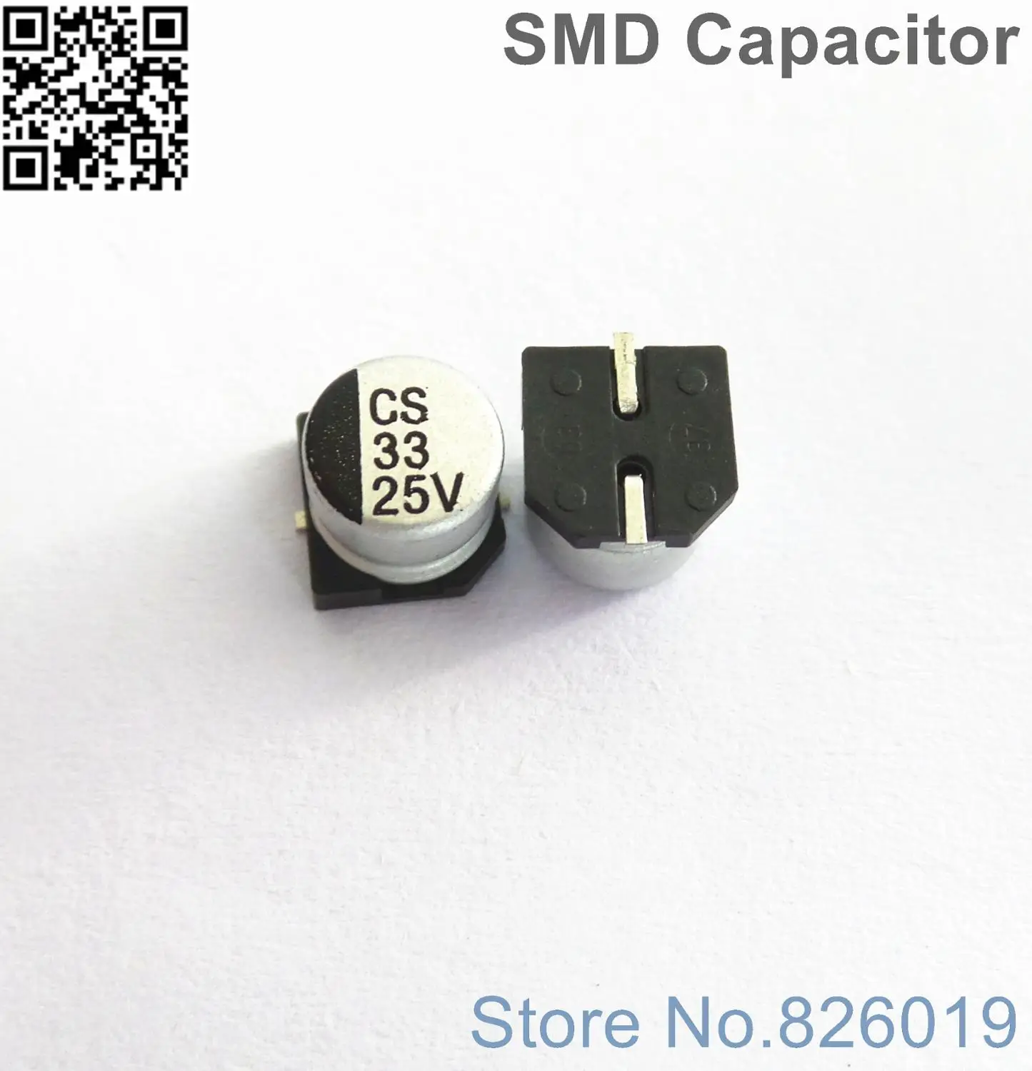 33uf 25v SMD electrolytic capacitors FREE SHIPPING 25 pcs