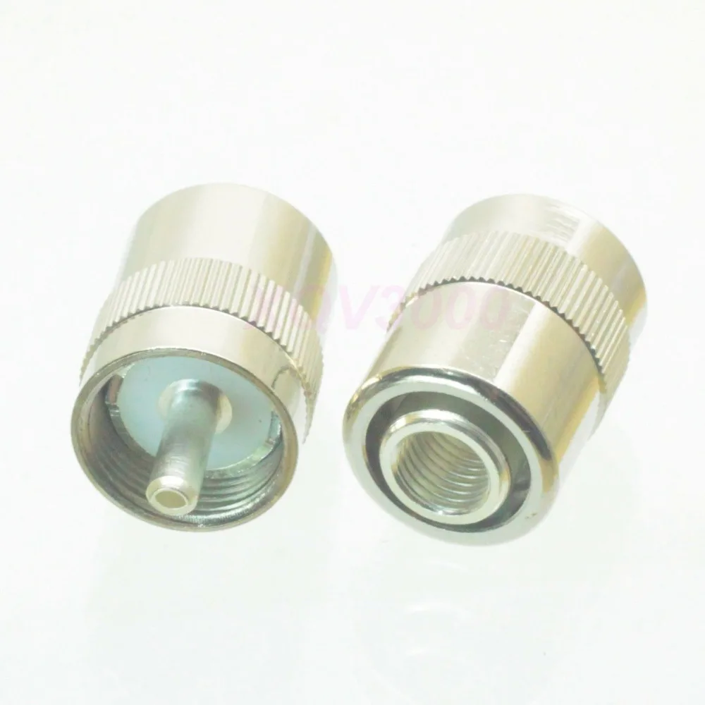 

1pce Connector PL259 UHF male plug pin solder for RG5 RG6 LMR300 RG304 COAXIAL