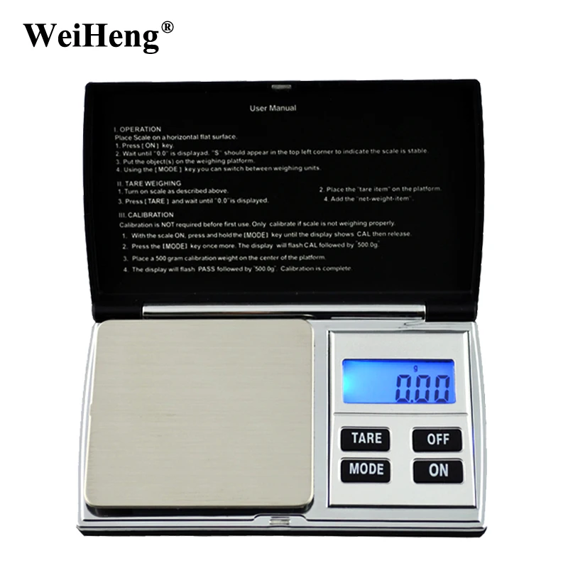 

Mini Portable 500g x 0.01g Digital Precision Weight Balance Electronic Pocket Jewelry 0.01 Libra Gold Diamond Weighting Scale