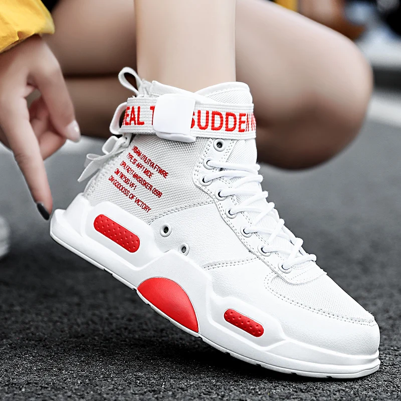 Men Super Cool Running Star Sneakers Spring High Top Trend Man Shoes Women Brand Comfortable Breathable Waterproof Walking Shoes
