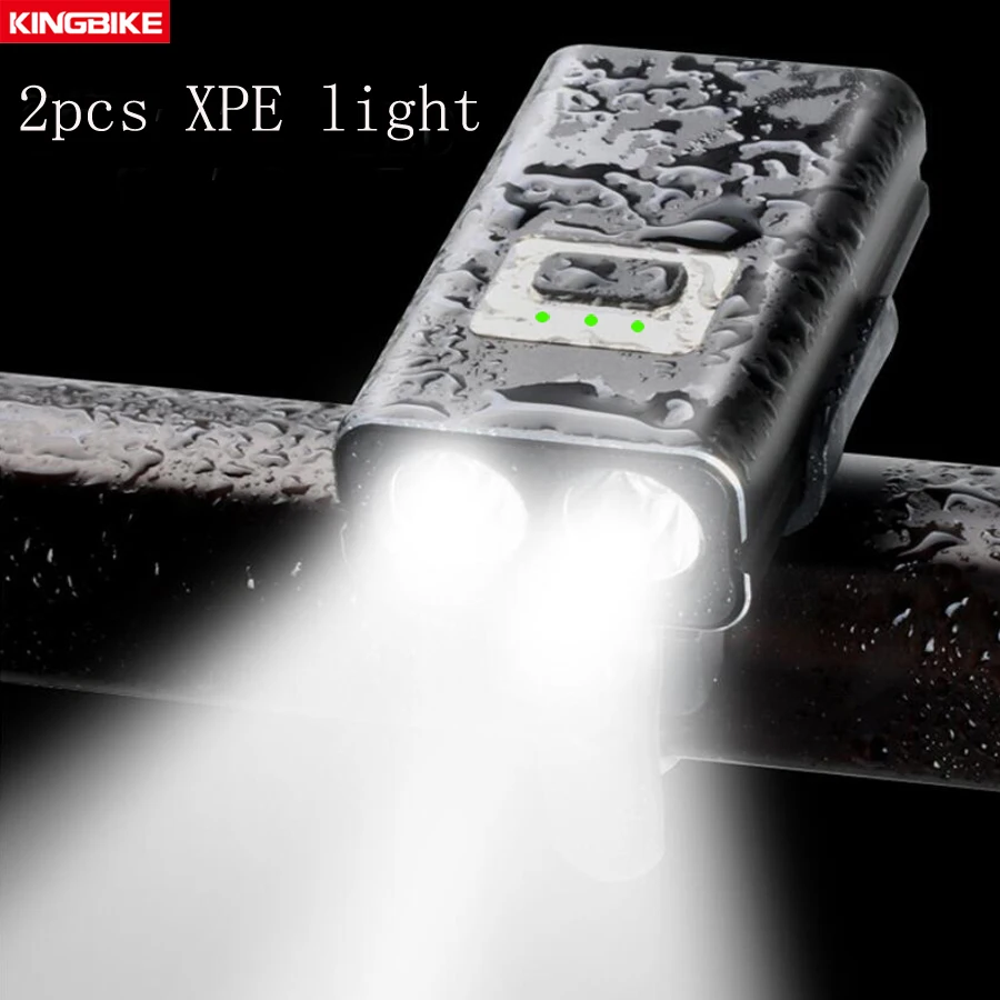 Discount BATFOX Bicycle Light  2*T6 LED bike front light usb rechargeable bicycle 6 model waterproof cycling lights led bike Accessory 0