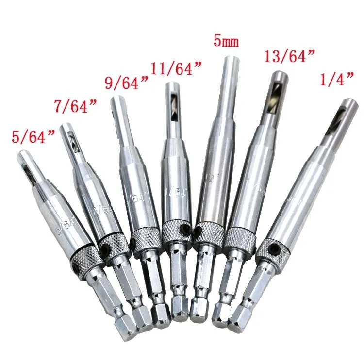 Профессиональный 7 шт. двери, окна для шкафных петель-Self центрирующая дрель набор сверл из быстрорежущей стали с Дерево инструмент кольцевая пила для ремонта