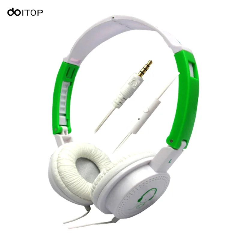 

DOITOP Wired Music Headset For Computer Games PC Mobile Phones mp3 mp4 Professional Stereo Headphone With Microphone Earphone