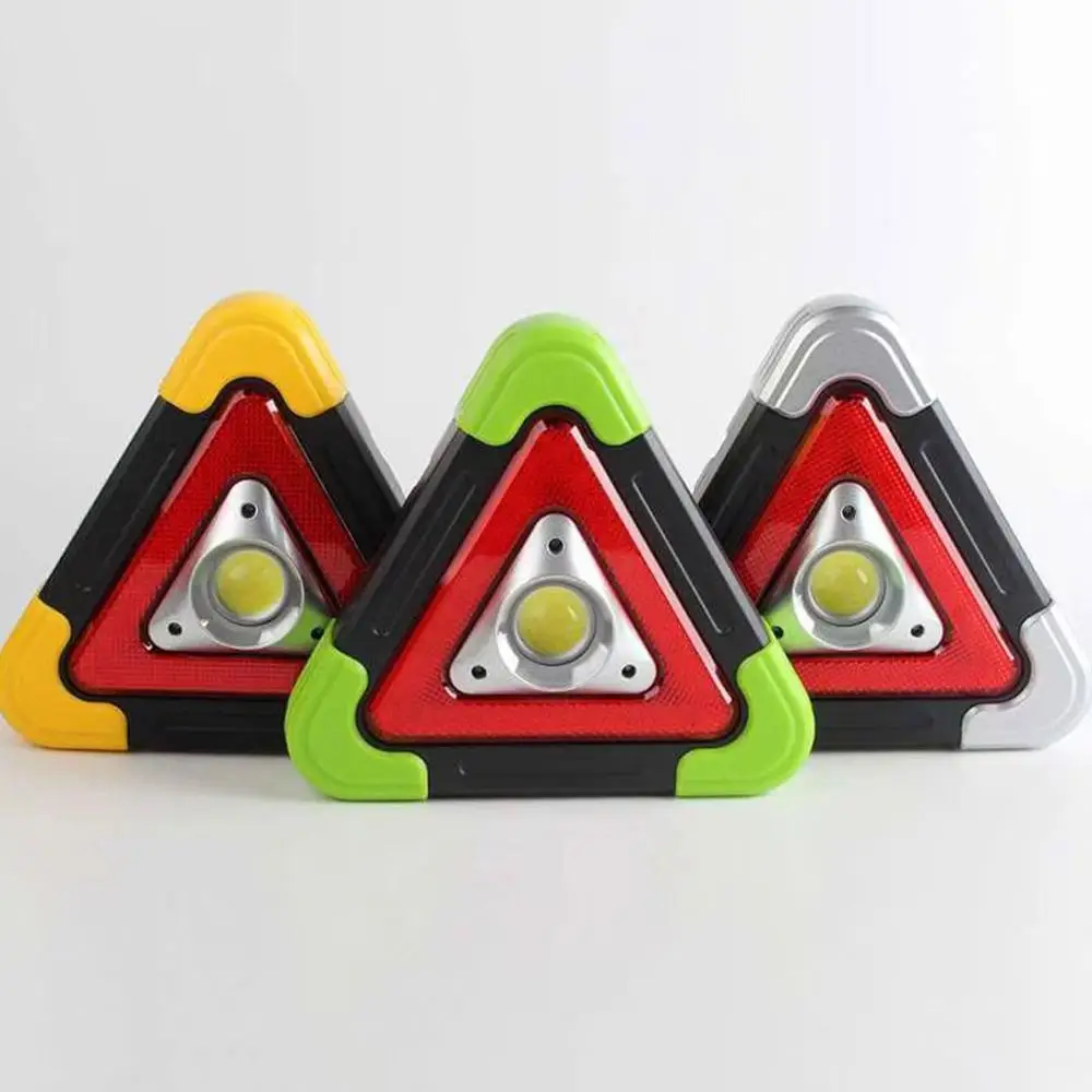 

Multi-function Handle Triangle Signal Warning Light Portable Car Repair Work Light SOS Camping Searchlight LED Traffic Lighting
