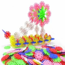 100pcs DIY Assembling Classic Toys Snow Snowflake Building Blocks Toy Bricks Kids Early Educational Learning Toys loz london tower bridge building bricks diy blocks toy action figure kids educational toys