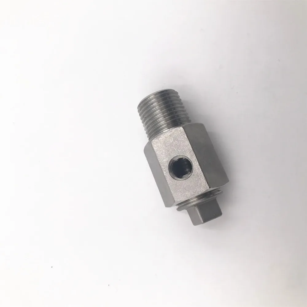 

Sight Gauge Adapter with plug, 1/2" MPT x 1/8"FPT, Stainless Steel 304, Homebrew Hardware