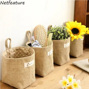 

Household Flower Pot Small Sacks Hanging Sack Flowerpot Storage Basket Multifunctional Portable Sundries Receive Hanging Bags