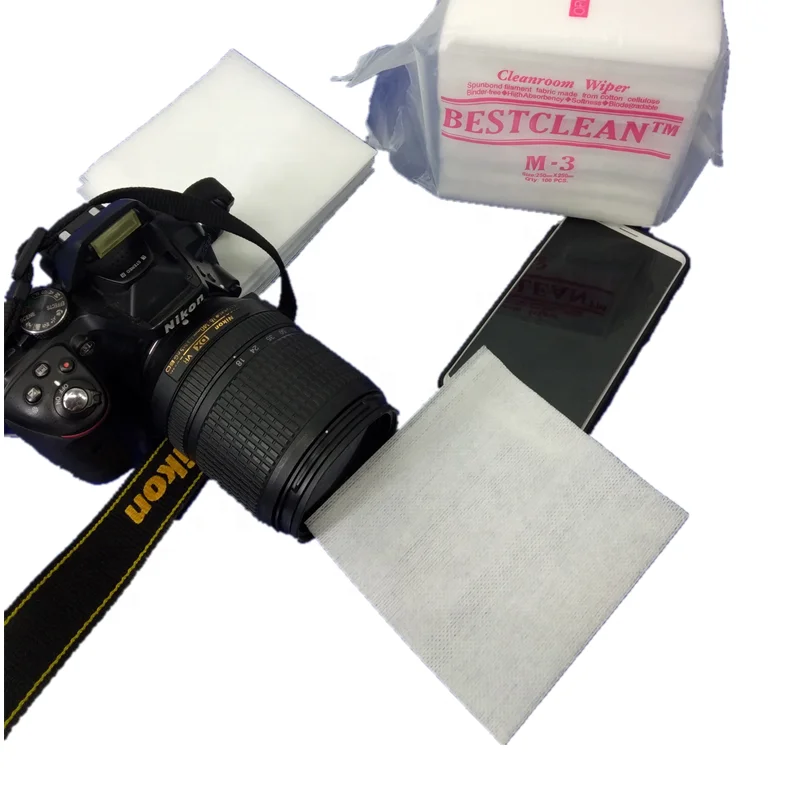 

2019 high quality nonwoven lint free cleaning wiper paper