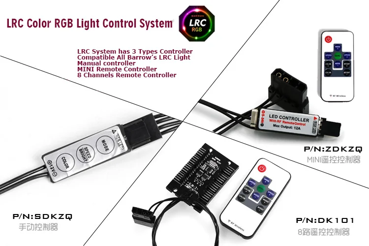 Курган мини акриловый RGB DDC насос резервуар с верхней комплект YKBTMT-YTB3