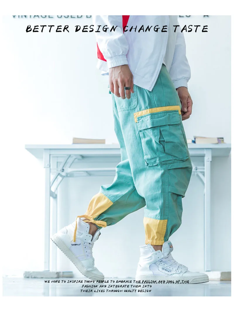 Street Style Pants Korean Fashion Clothing For Men  (25)