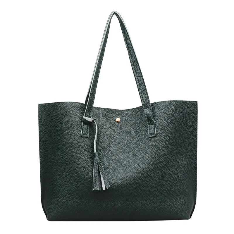  Ladies bag 2019 new fashion large capacity pu portable handbags Europe and America casual shoulder 