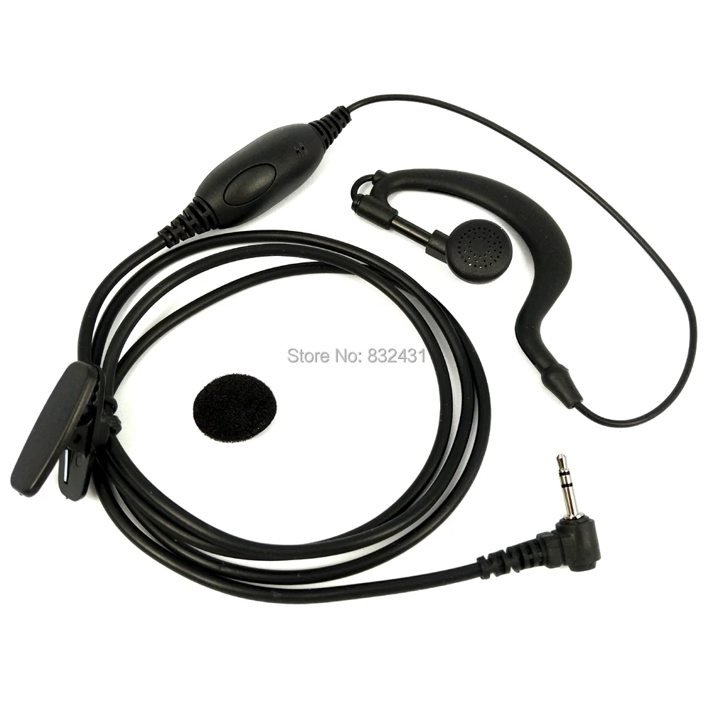 2.5mm Earhook Earpiece for Motorola Walkie Talkie 6