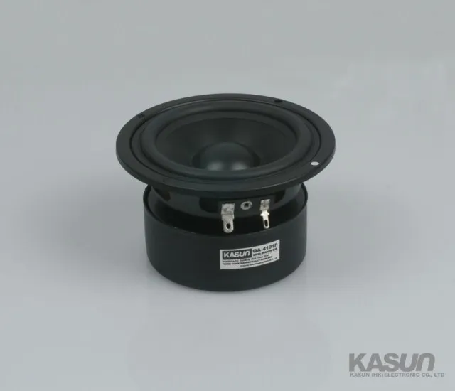 1 шт. Kasun QA-4101F 4 ''магнетизм экранированный Среднечастотный динамик ПП Конус средний-НЧ-динамик мощность ручка 80 Вт