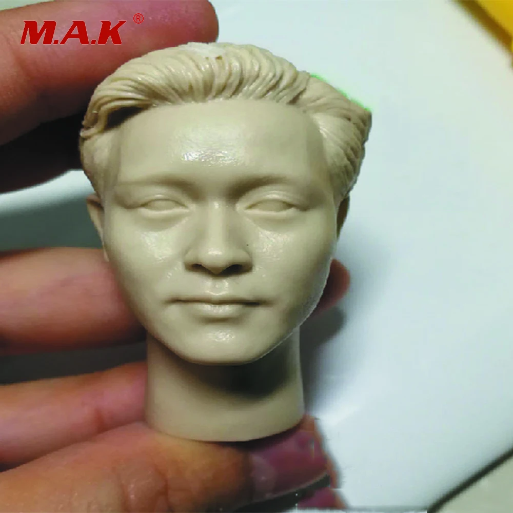 

1:6 Scale Male Accessory Leslie Cheung Male White Head Sculpt Carved Suitable for 12" Action Figure in Stock
