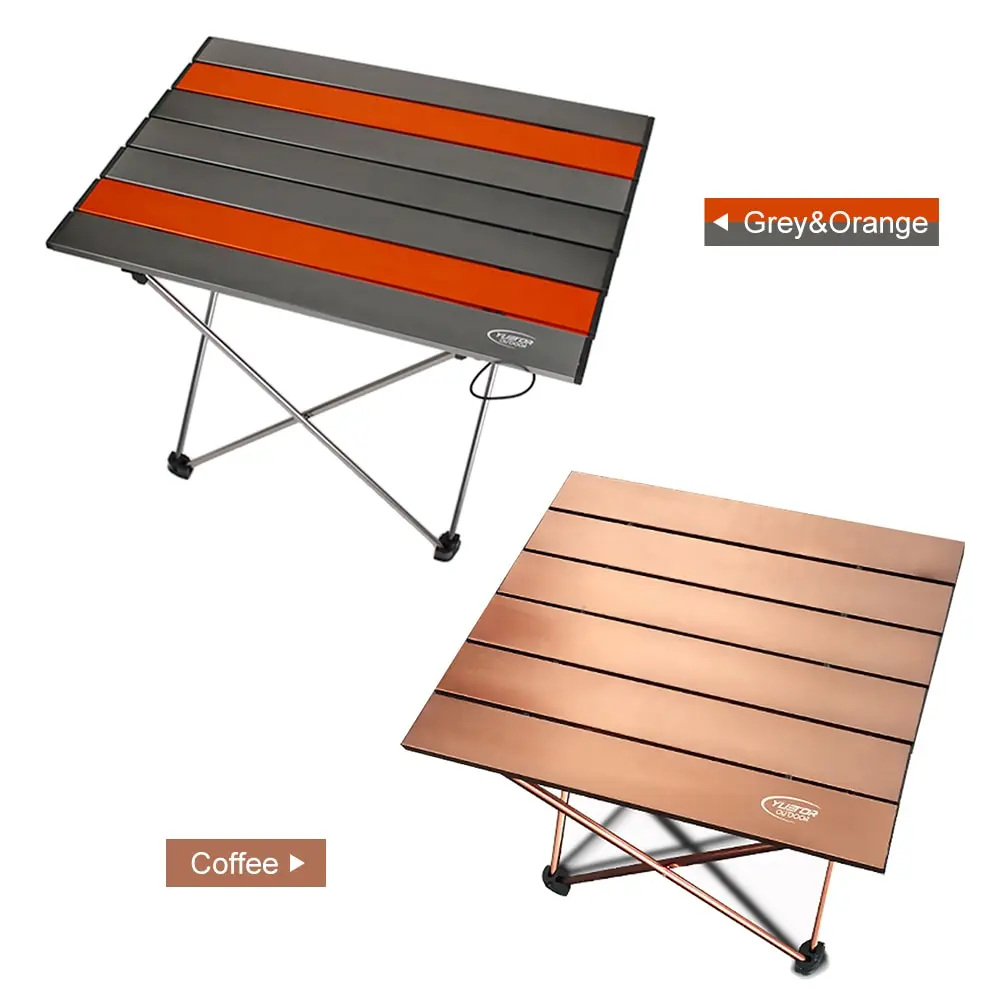 

Portable Foldable Folding Table Desk Ultralight Aluminium Alloy Outdoor Camping Picnic Table Desk for Camping Fishing Hiking