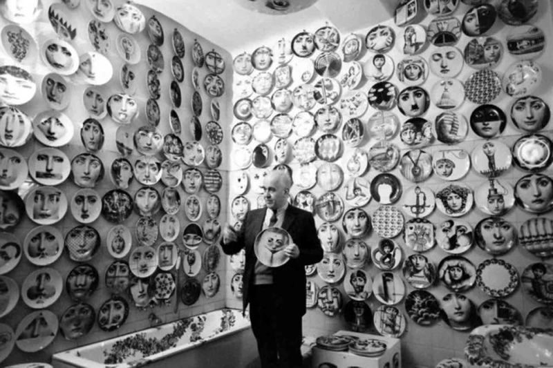 Fornasetti декоративная пластина настенный для дома отельный Ресторан Бар магазин Декор для офисного стола Европа фарфоровые блюда