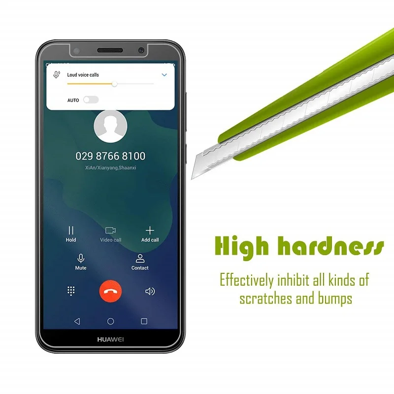 Vskey 10 шт. 2.5D закаленное Стекло для huawei Y5 Lite Экран протектор Y5 Prime не царапающаяся защитная пленка