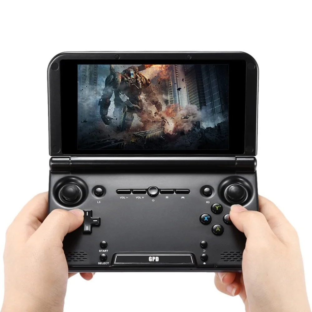 

GPD XD 5 Inch Touchscreen Quad Core CPU Mali-T764 GPU 2GB RAM And 32GB ROM Handheld Game Player Handheld Flip Video Game Console