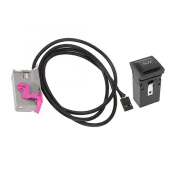 

Automotive AUX Input Cable Socket with Car CD RNS-E AU 3.5mm 32-PIN Input AUX Line Fit for Audi A3 A4 A6 TT automobiles