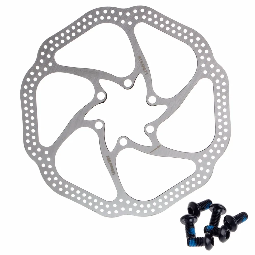 Тормозные роторы плавающий диск 160 мм 180 мм 6 винтов MTB сплав плавающий велосипедный светильник для горного велосипеда Hs1 тормозные диски