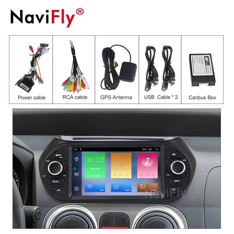 

HD 1024*600 Android 9.1 Car Multimedia player GPS Car Radio FM Headunit Stereo For FIAT/Fiorino/Qubo/Citroen/Nemo/Peugeot/Bipper