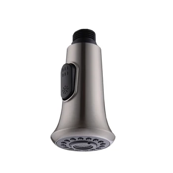 

Brushed Nickle Kitchen Pull Out Down Sprayer Faucet Replacement Part Spray Shower Head