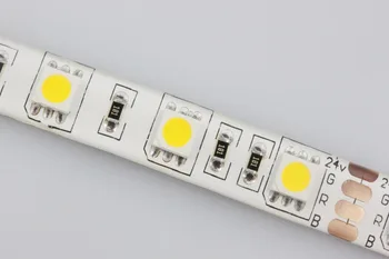 

IP65 DC24V LED strip 5050 SMD flexible light 60LED/m,5m 300LED,White,warm,Blue,Green,Red,Yellow;RGB;waterproof silicon coating
