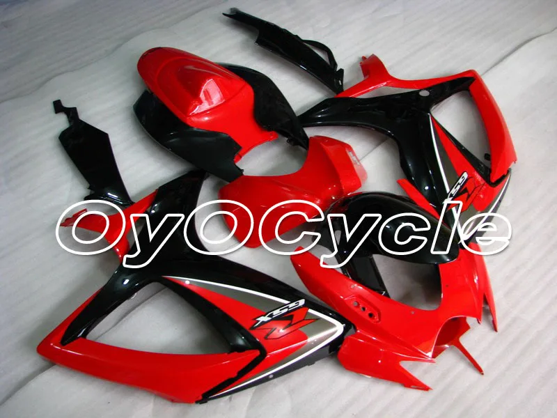 

For 06-07 Suzuki GSXR600 GSXR750 K6 K7 GSXR 600 750 Injection Motorcycle ABS Fairing Bodywork Kit 2006 2007 Black Red