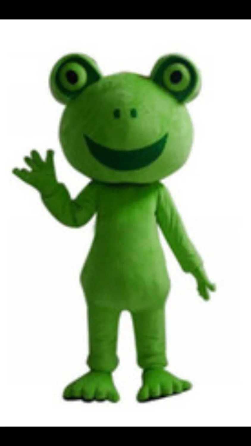 

mascot costumes for adults christmas Halloween Outfit Fancy Dress Suit Free Shipping green frog The frog prince2019New