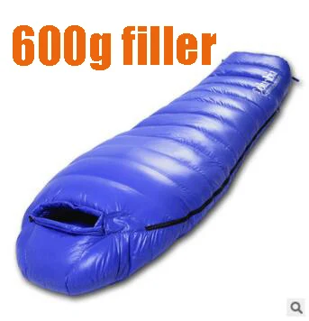 600g Спальный мешок Gosse, водонепроницаемый, нейлоновый, тканевый, для кемпинга, туризма, 400 г/600 г, наполнителя, спальные мешки - Цвет: 600g
