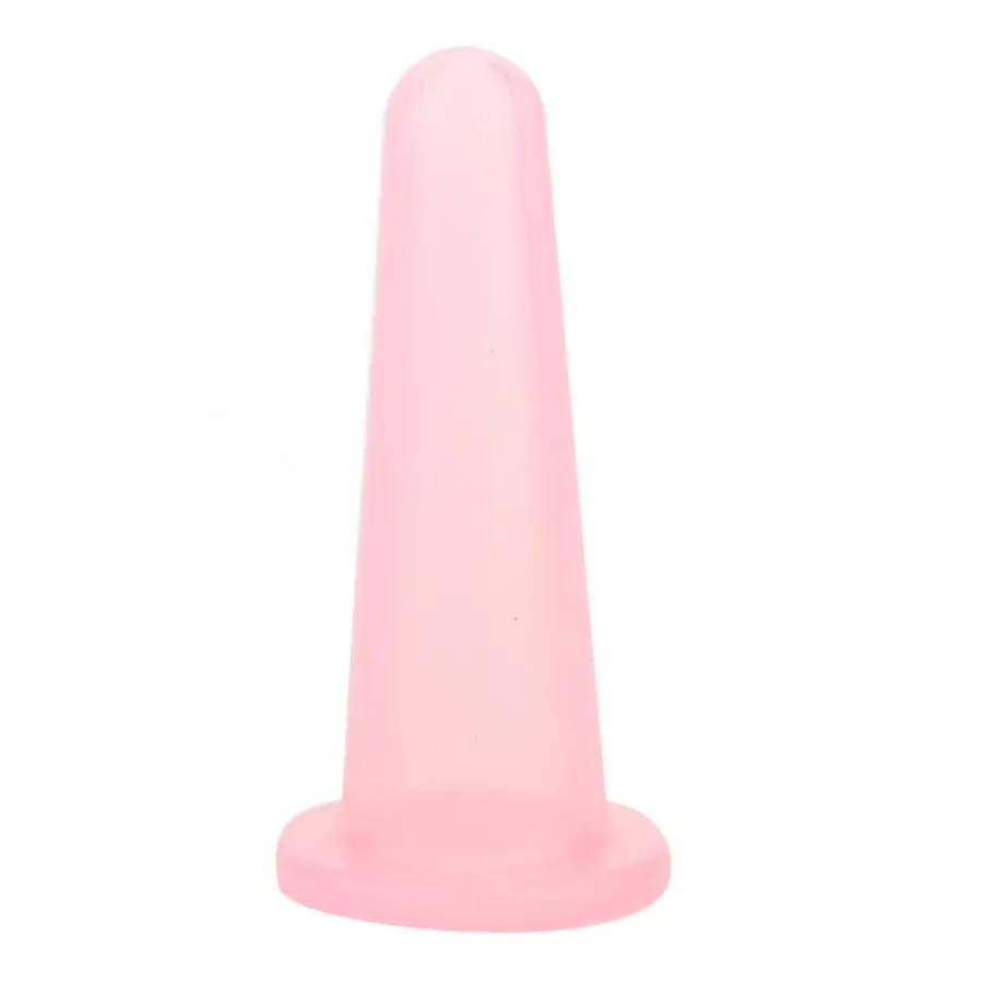 1 шт./3 шт. вакуумные силиконовые антицеллюлитные банки чашка массажер для лица Уход за телом терапия Лечение Массаж Здоровье - Цвет: Pink