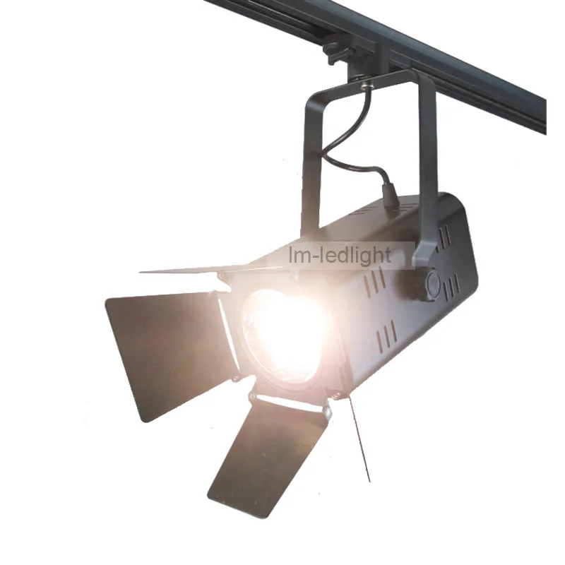 

LED Track Light 20W COB Rail black Spotlight Lights replace 200W Halogen Lamp 85-265V Warm/neture/cold White 20pcs free ship