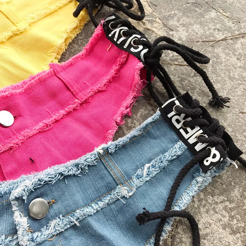 Пикантные ночной клуб befree джинсы для женщин женщина отверстие черный кружево до джинсовые шорты женская летняя сумка для пляжа узкие
