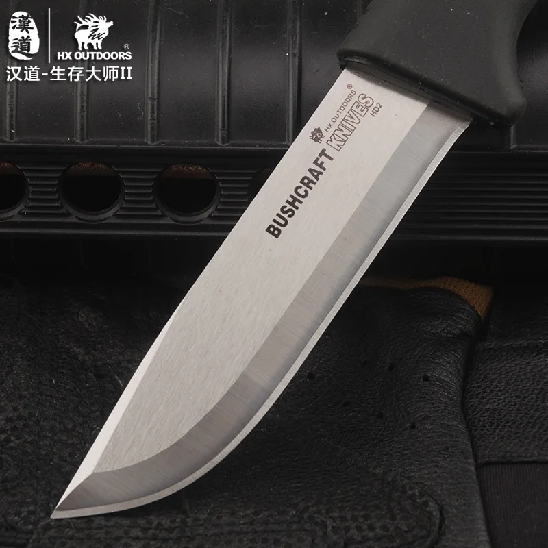 HX уличный армейский нож HD2 для выживания, инструменты для улицы, высокопрочные маленькие прямые ножи, необходимый инструмент для самообороны, избранное