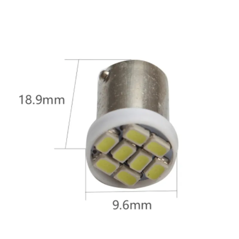 1 шт. Ba9s 44 47 T11 T4W штифта AC 6 V/6,3 V 1206 3020 8SMD светодиодный пинбол машины лампочка лампа не ghosting/анти-мерцание