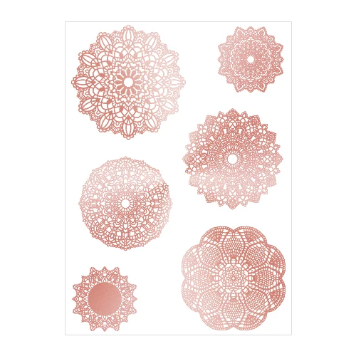Buy 1 pcs Notebook Rose Gold Foil Sticker Scrapbook