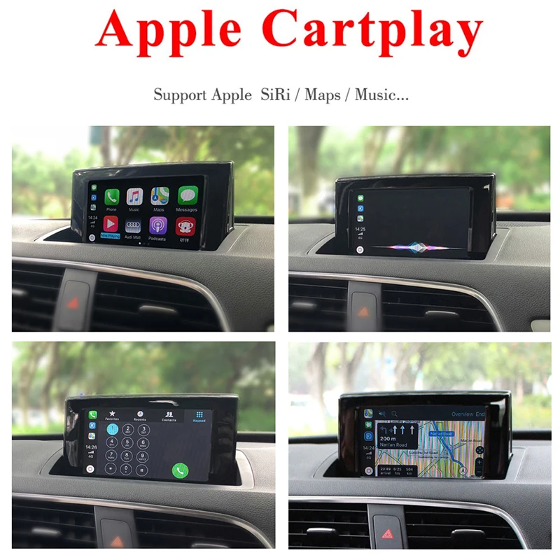 Sinairyu Apple CarPlay интерфейс для Audi A3 MMI фабрики Экран обновление с iOS12 AirPlay