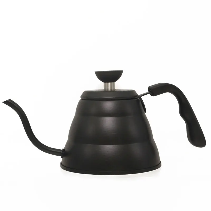Чайник для кофе из нержавеющей стали с термометром, точной температурой и гусиным носиком-1& 1,2 литровый чайник