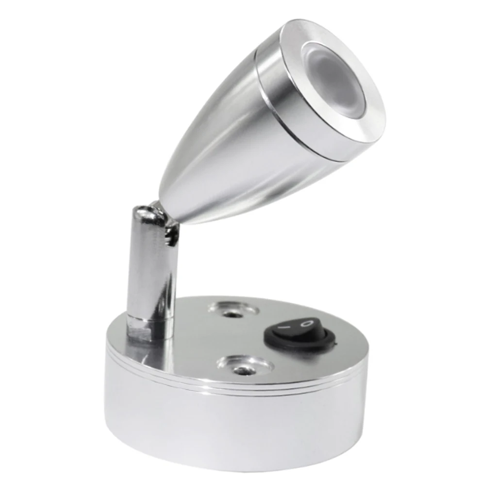 12-Volt RV Light Fixture Natural White Bright Reading Light for RV Accessories Marine Boat Yacht Boating Dinghy Cruises Cabin