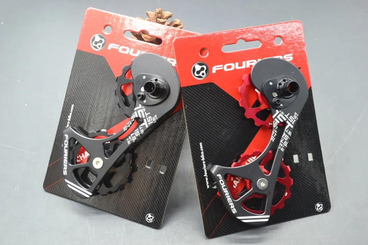 

FOURIERS Oversize derailleur cage with 15T upper and 15T lower pulley For 11 speed RD9070/ 9000/ 6800 and sram red