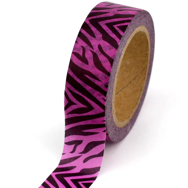 10M Animal Patterns Zebra Leopard Washi Tape Japanese Paper DIY Planner